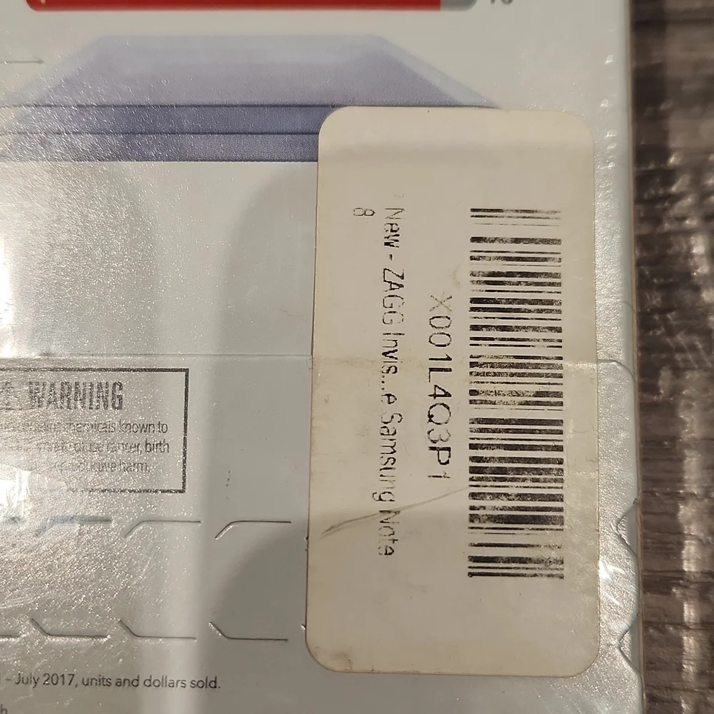 NWT Invisible Shield Glass Curve Screen protection for Samsung Galaxy Note 8